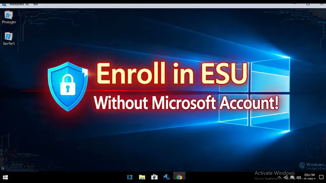 How to enroll in Windows 10 Extended Security Updates without Microsoft account