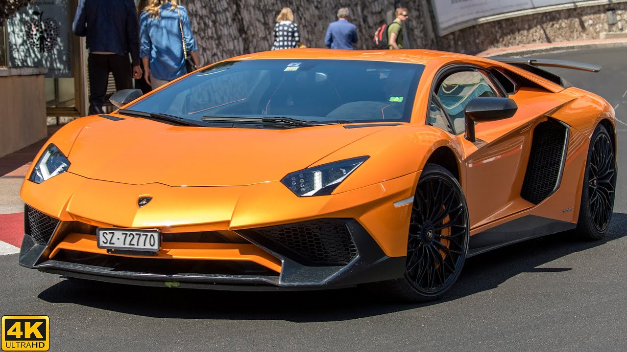 A collection of LAMBORGHINI AVENTADOR in Monaco | 2020 4K