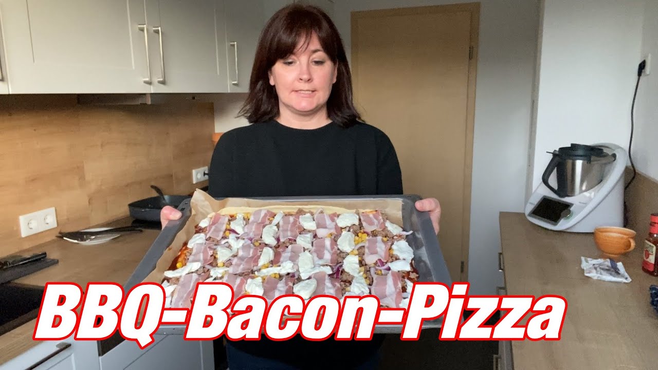 035 BBQ Bacon Pizza - American Style