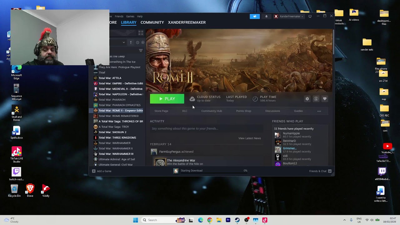 ROME II TOTAL WAR - LIVE STREAM - 17/02/2026