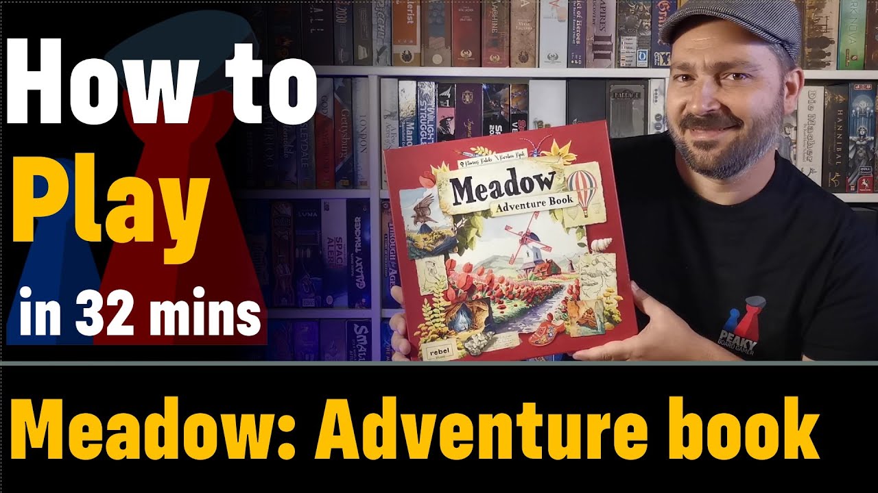 How to play Meadow: Adventure book expansion - Full teach + Visuals - Peaky Boardgamer