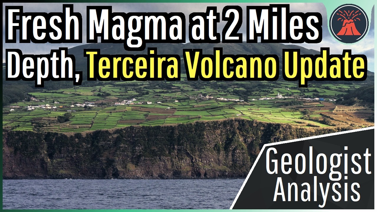 Azores Terceira Volcano Update; Fresh Magma at 2 Miles Depth, Alert Level Raised
