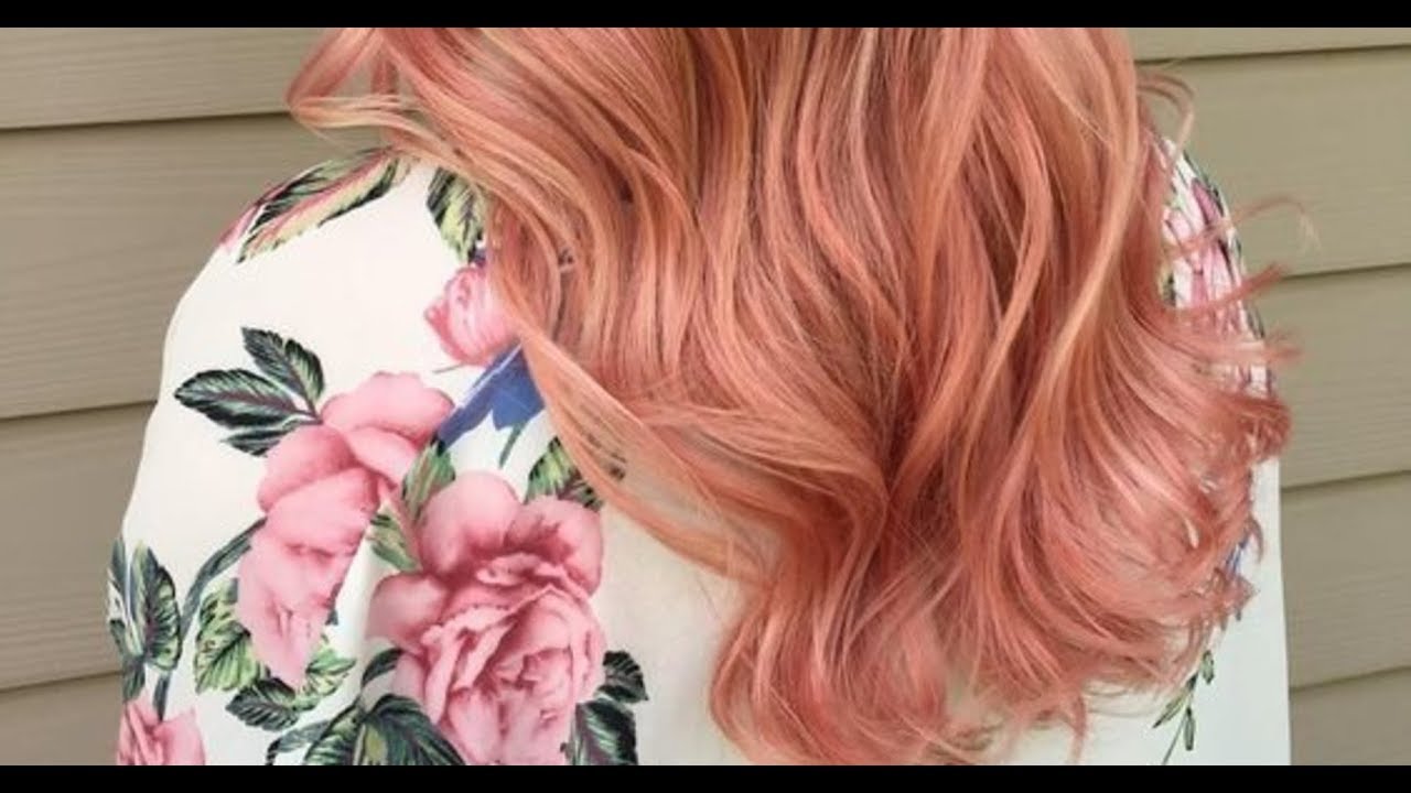 Cabello ROSE GOLD para castañas en casa TUTORIAL