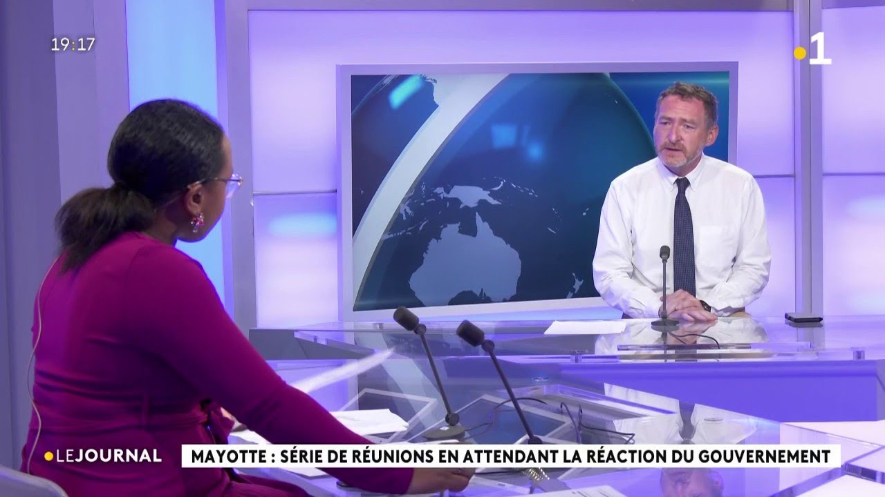 Crise à Mayotte :  le procureur de la République, Yann Le Bris s'exprime dans le Journal de 19h00