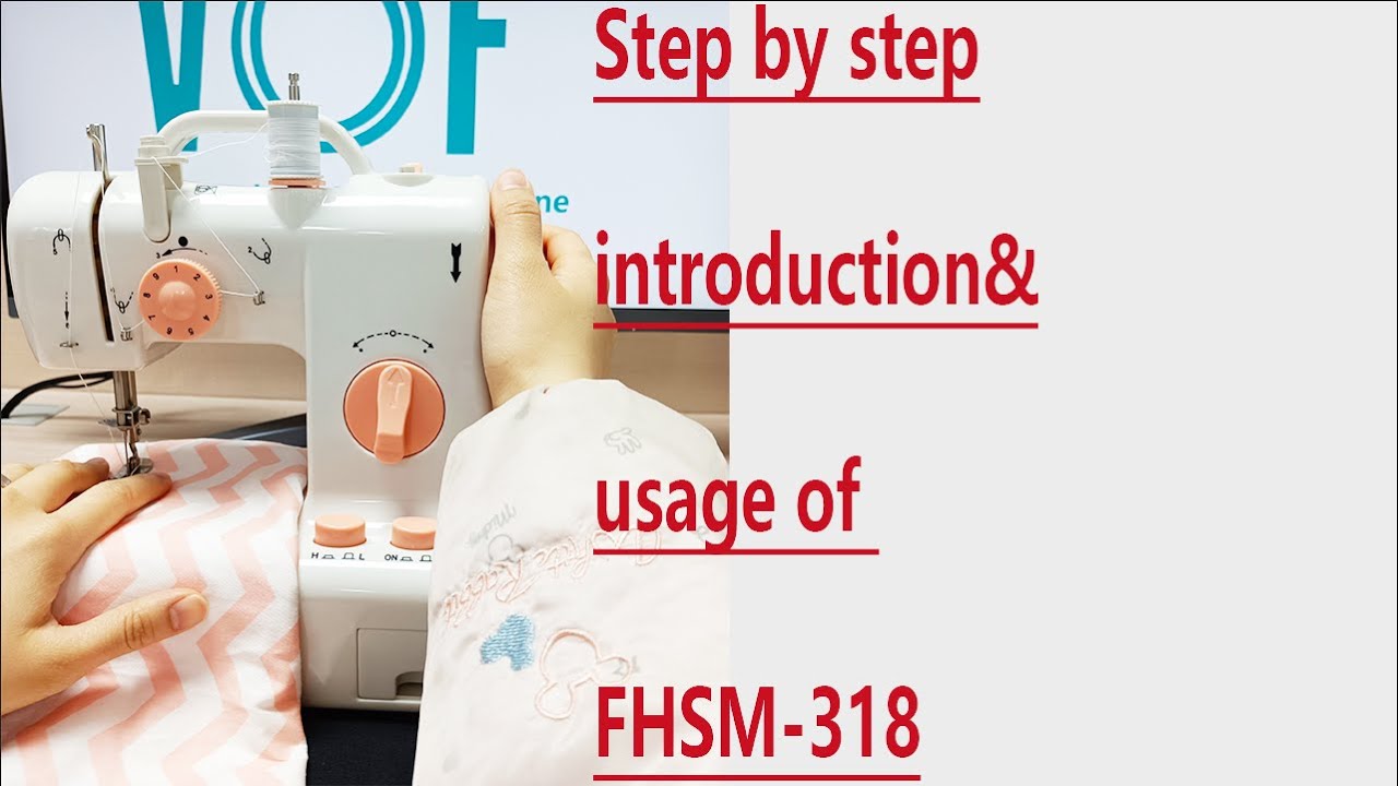 Mini Sewing Machine Review of FHSM-318 made from Huafeng | How to use sewing machine.