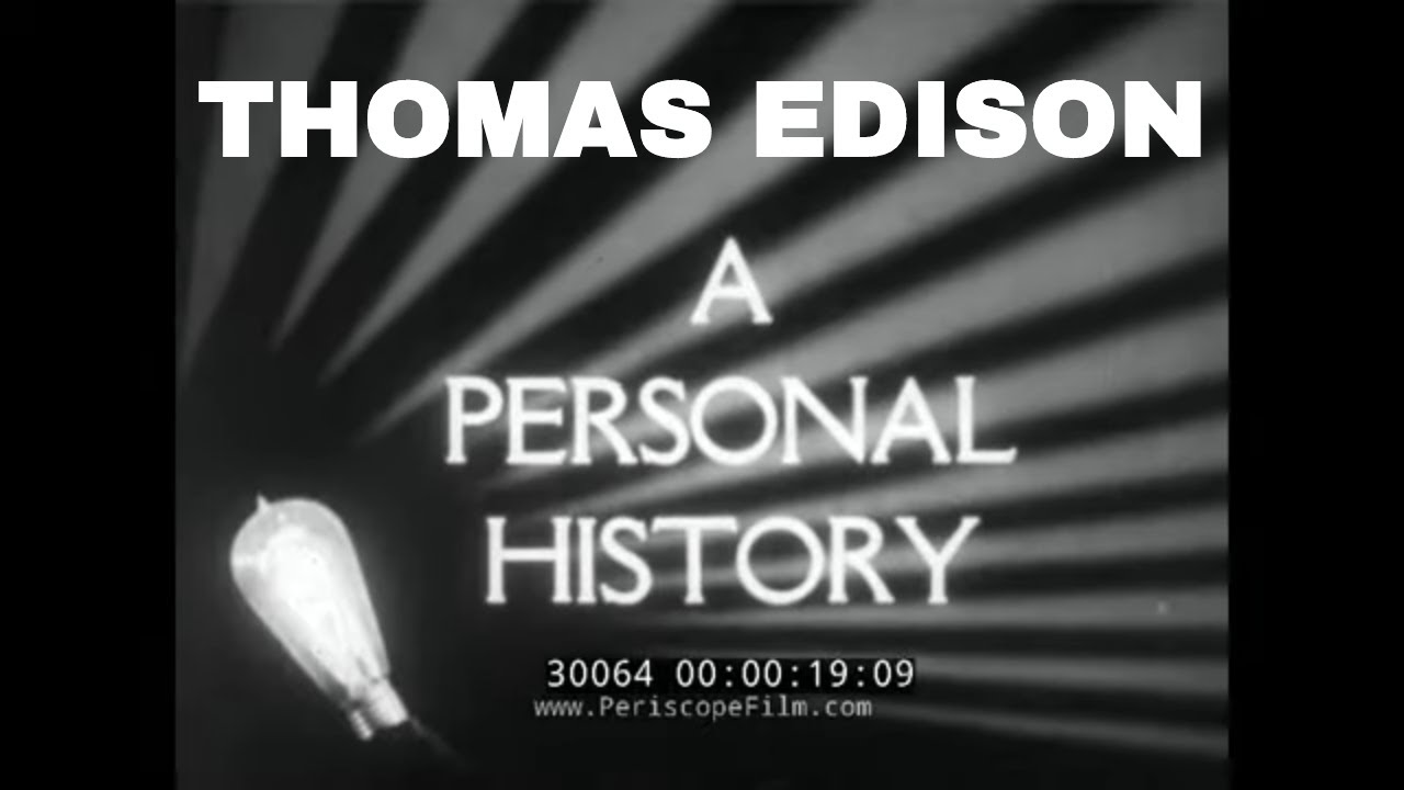 LIFE OF INVENTOR THOMAS EDISON 1940s BIOGRAPHY  PHONOGRAPH  LIGHTBULB  MOTION PICTURE CAMERA 30064