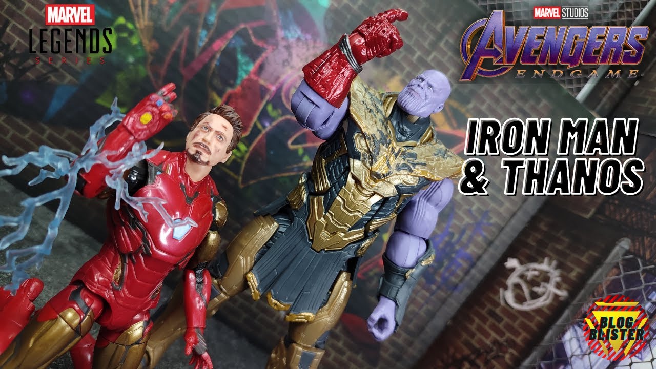 Marvel Legends Iron Man y Thanos Infinity Saga Revision Review en Español