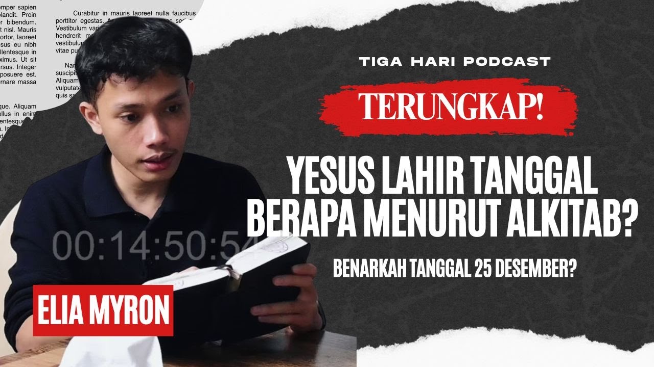 APAKAH YESUS LAHIR DI TANGGAL 25 DESEMBER? DALAM PALUNGAN ATAU DI BAWAH POHON KURMA?