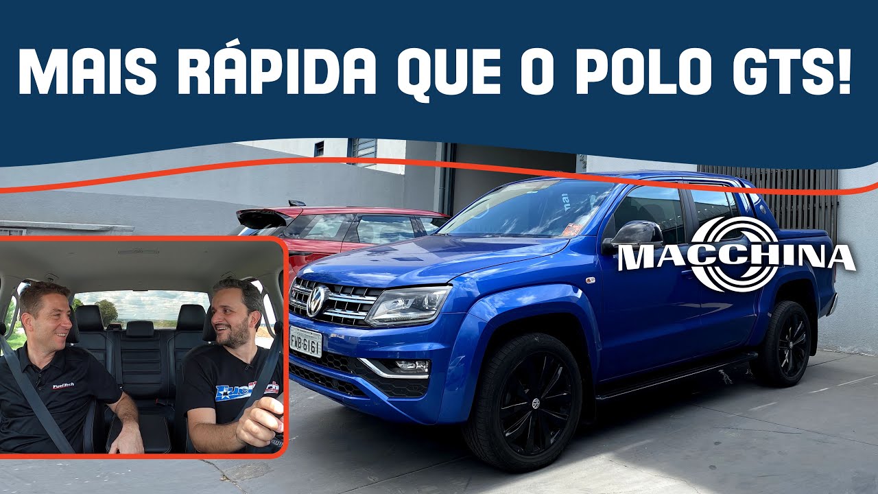 AMAROK V6 REMAPEADA COM MAIS DE 300cv FICA ANIMAL!