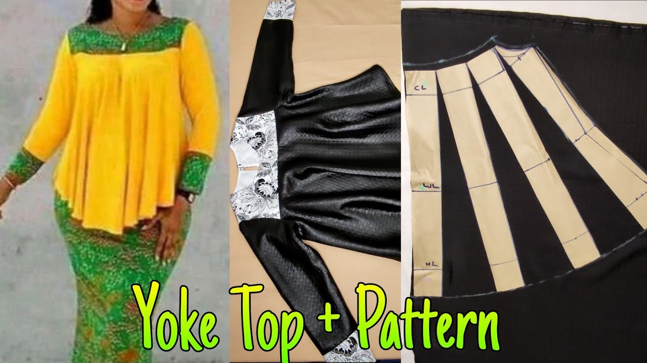 How to Sew a Yoke Top | Slash & Spread Method ✿ Sewing Tutorial
