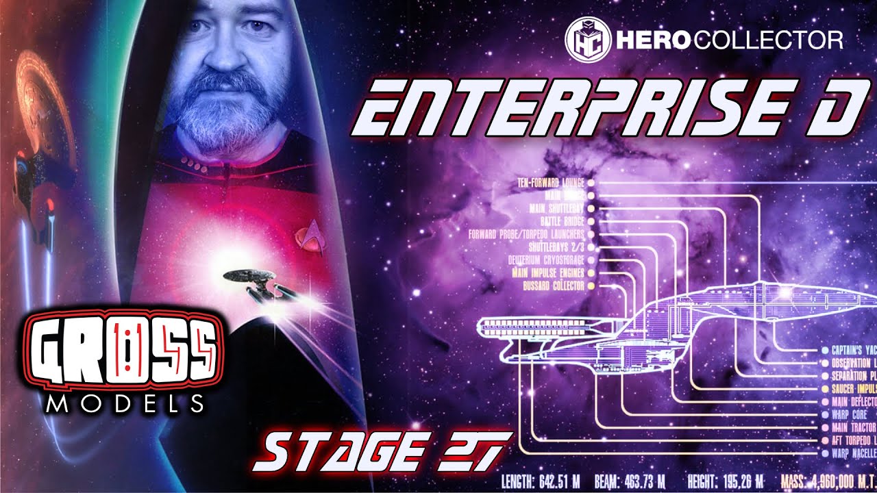 Hero Collector Enterprise-D build. Stage 27