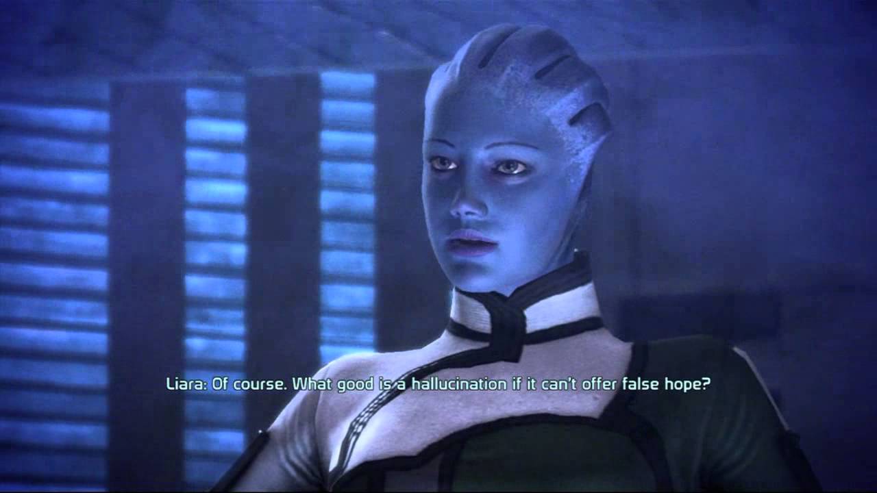 Liara's dialogue when Therum is last main quest mission