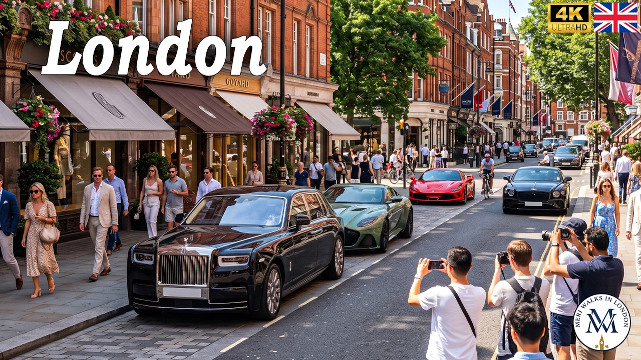 Is This London Billionaires Neighborhood? 4K HDR | Mayfair Palace Walking Tour