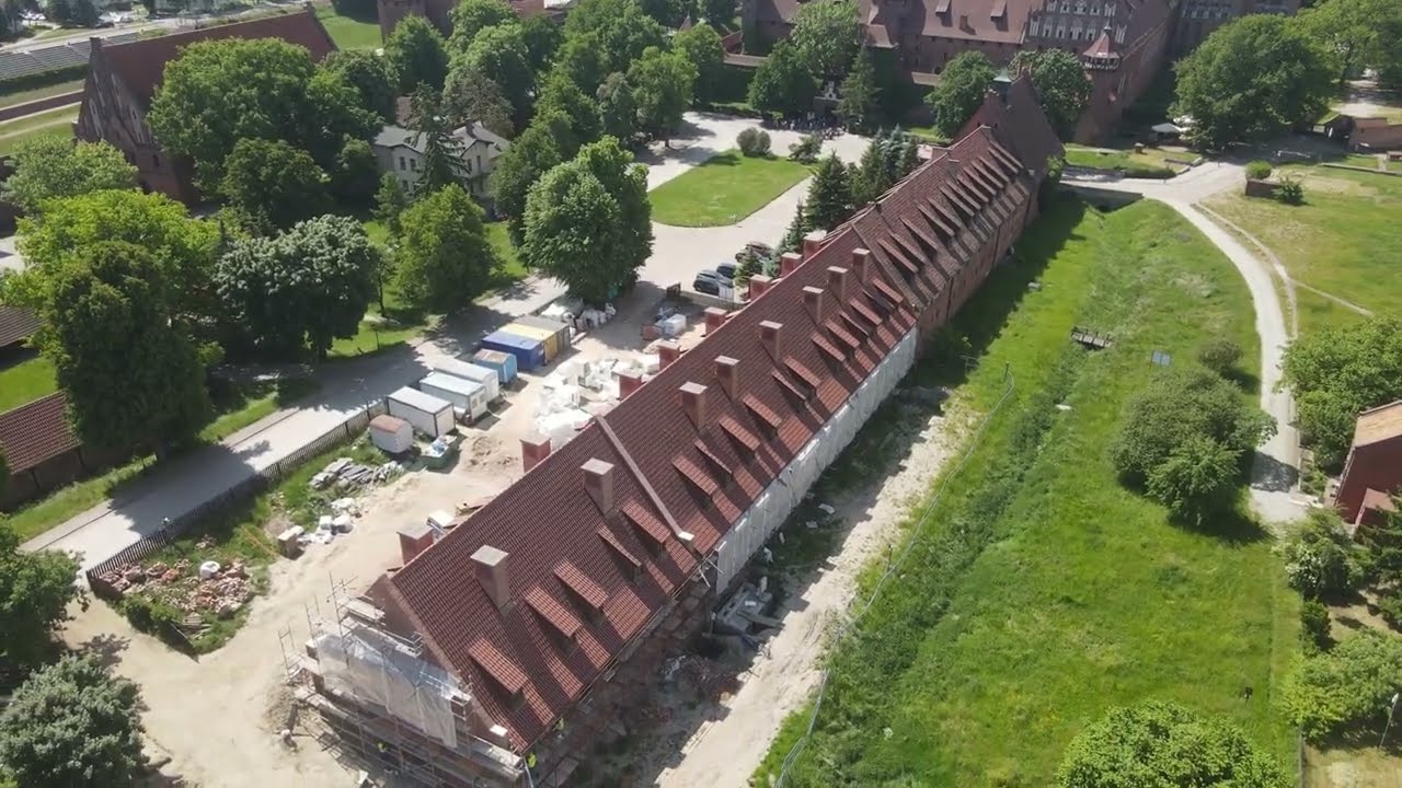 #EOG Postęp prac budowlanych na Przedzamczu - maj 2023