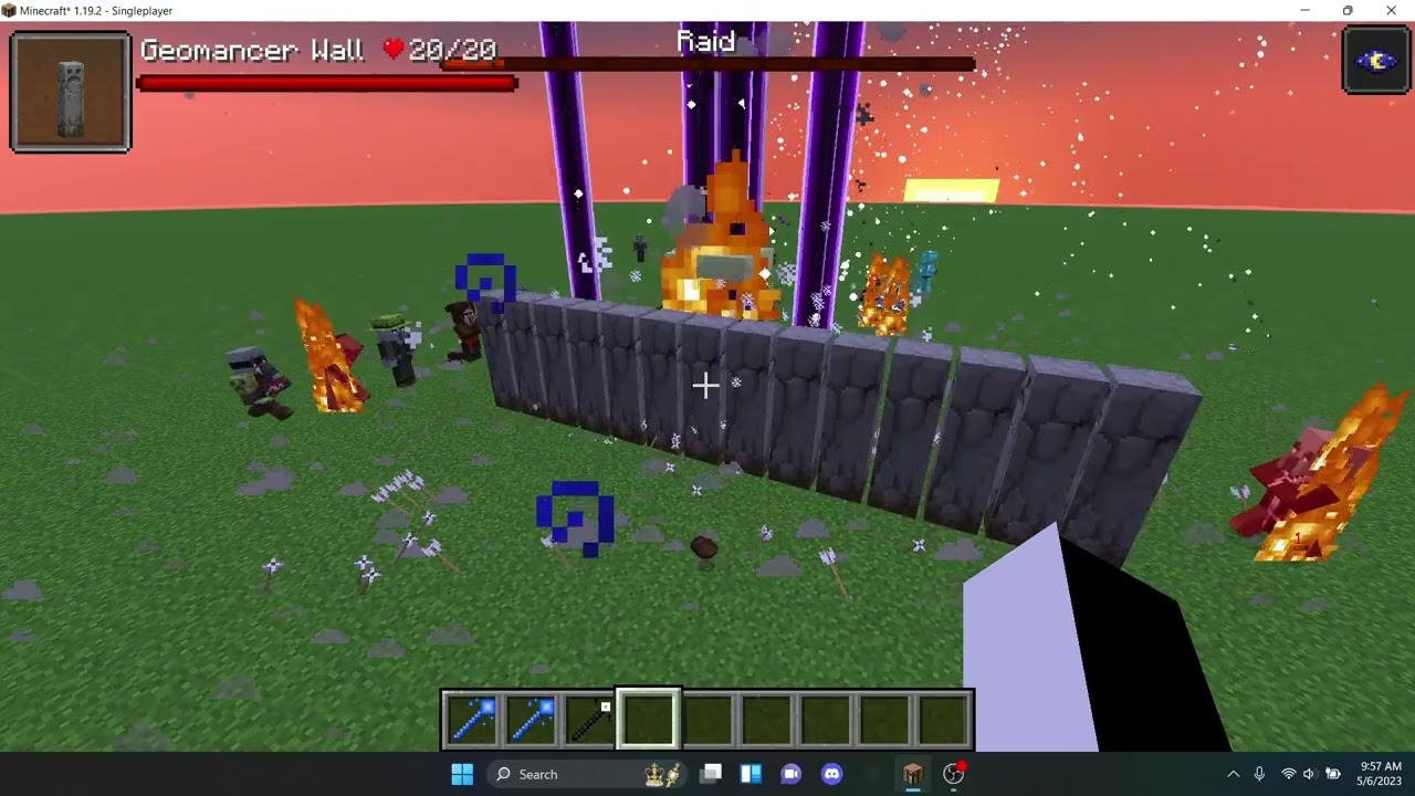 Maxed Late Game Golem Vs. Ultra Modded Raid