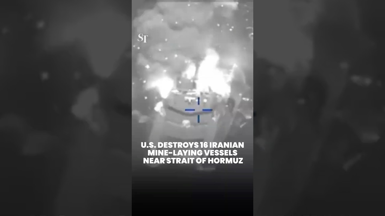 US destroys 16 Iranian mine-laying vessels near Strait of Hormuz
