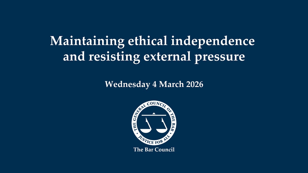 Maintaining ethical independence and resisting external pressure