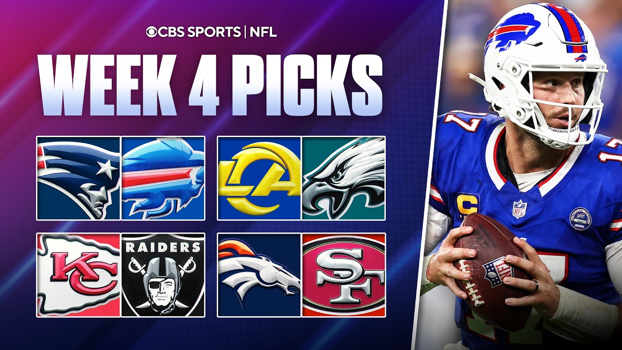 NFL Predictions and Picks for EVERY Week 4 Game [Patriots vs Bills] | Best Bets ✅