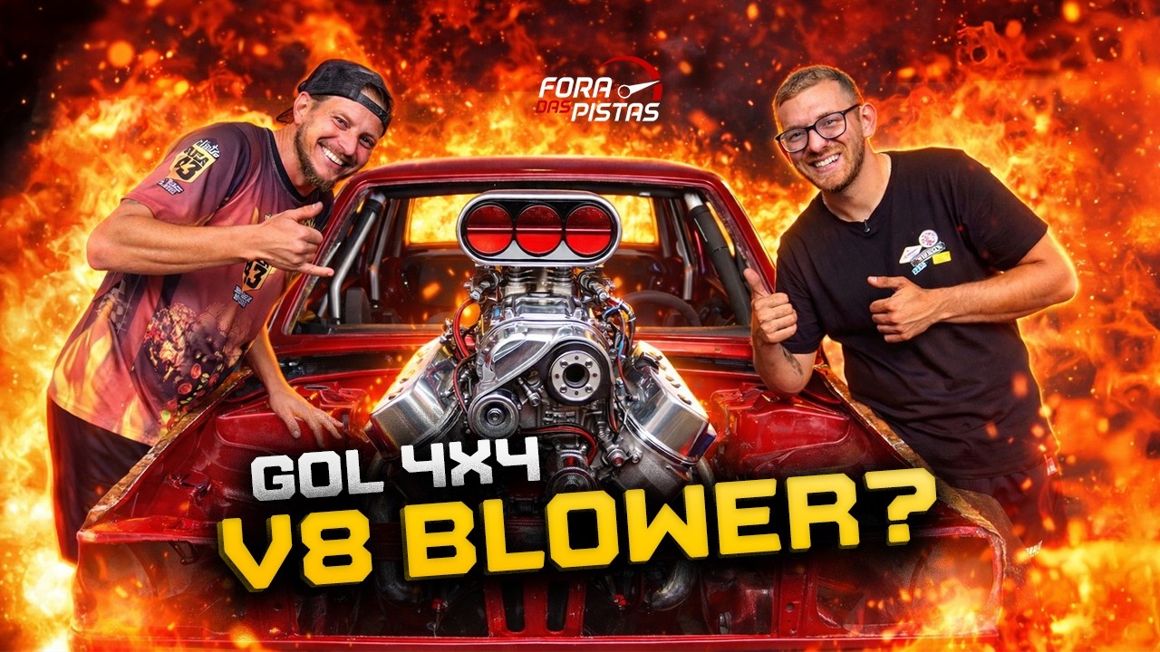 GOL 4X4 COM MOTOR V8 ÓXIDO NITROSO 😮🔥