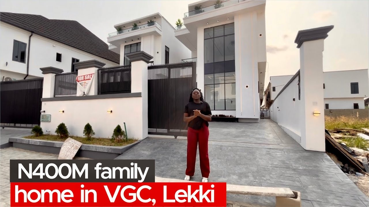 Spacious 5 Bedroom Fully Detached Duplex for Sale in Lekki Lagos | Modern House | VGC Estate