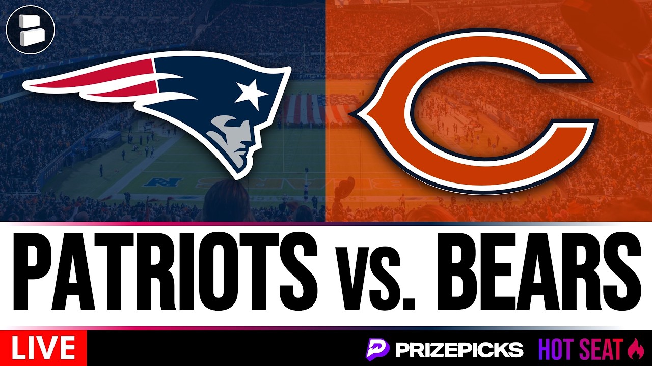 Thursday Night Football: Patriots vs. Bears LIVE Free Stream & Play-By-Play | PrizePicks Hot Seat