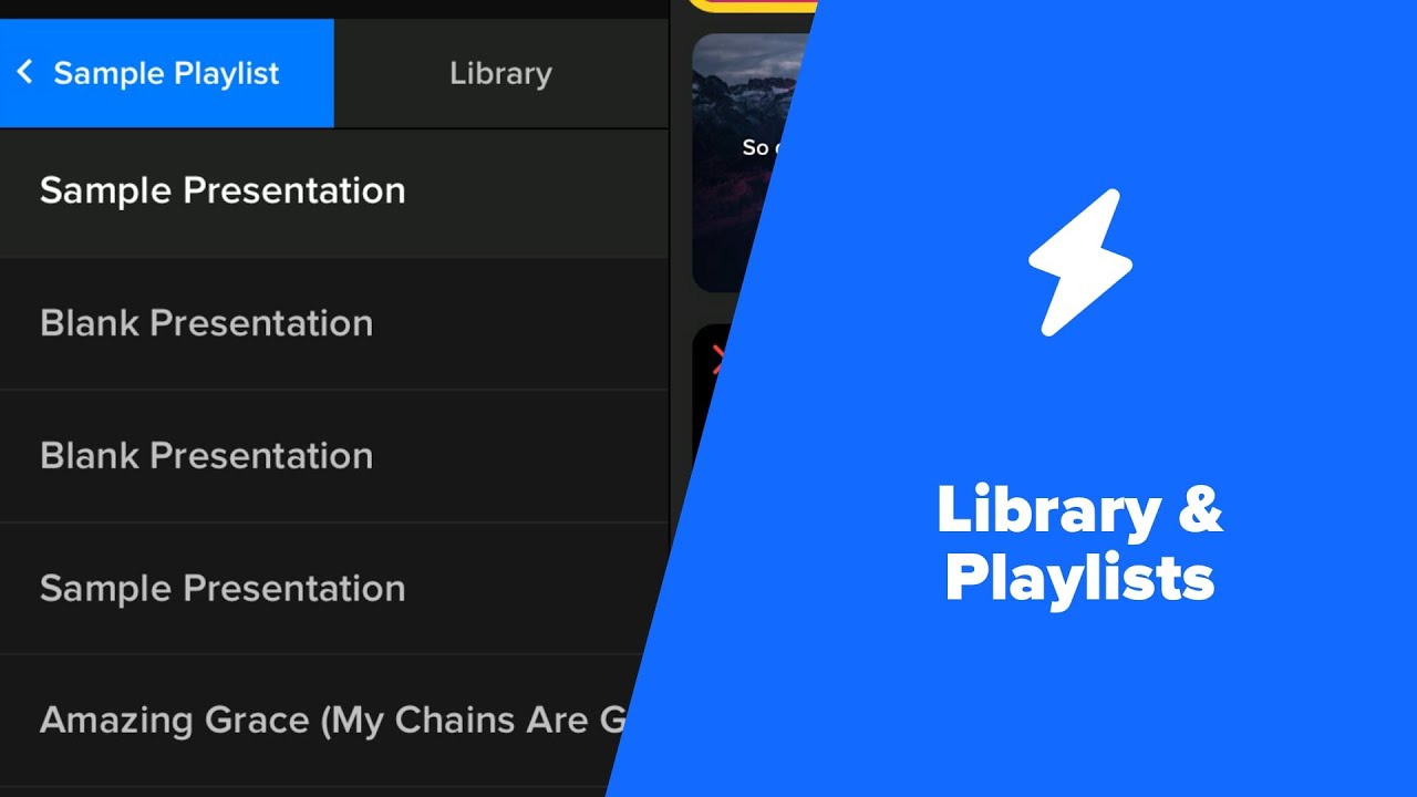 Library and Playlists