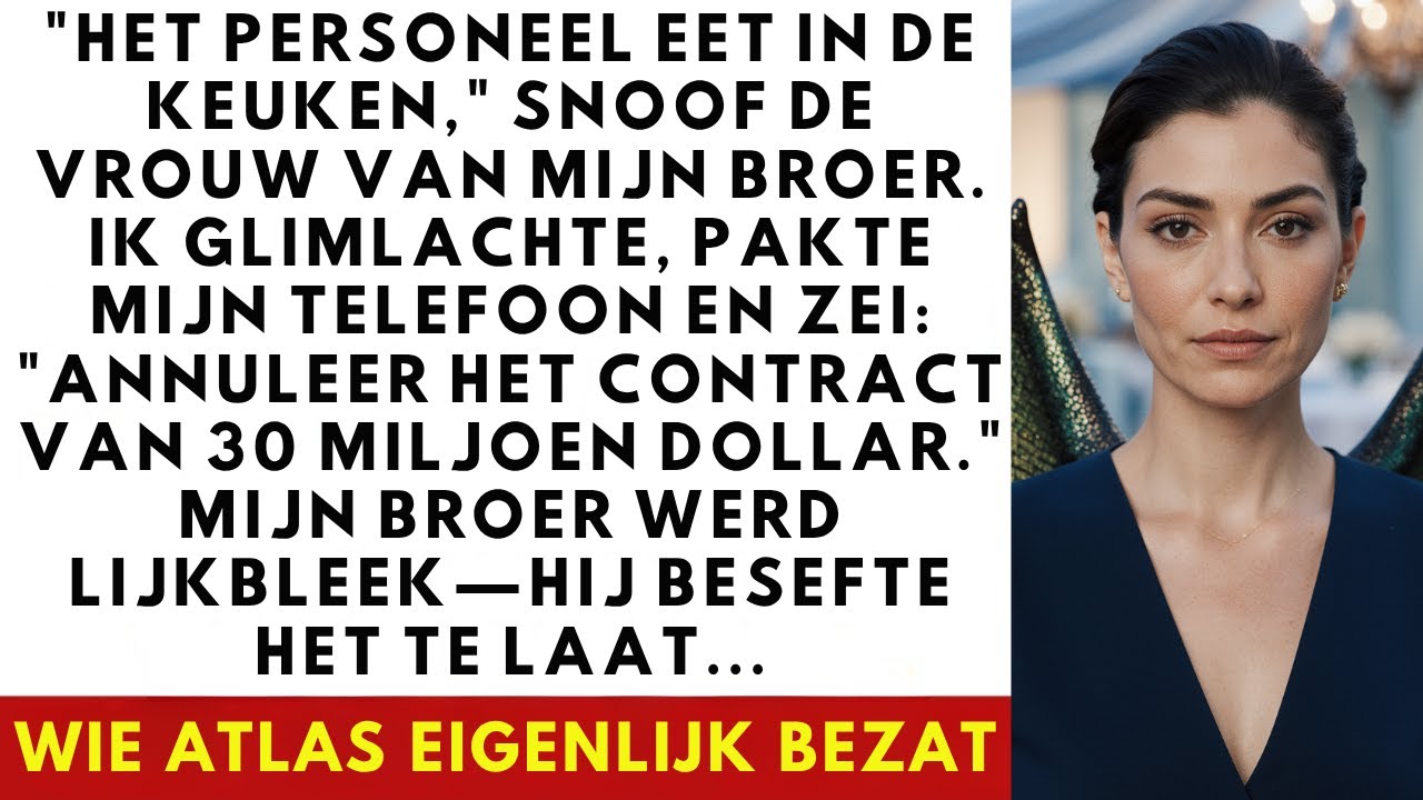 Ze zetten me in de keuken op mijn broers bruiloft&mdash;dus trok ik het bedrijfscontract in.