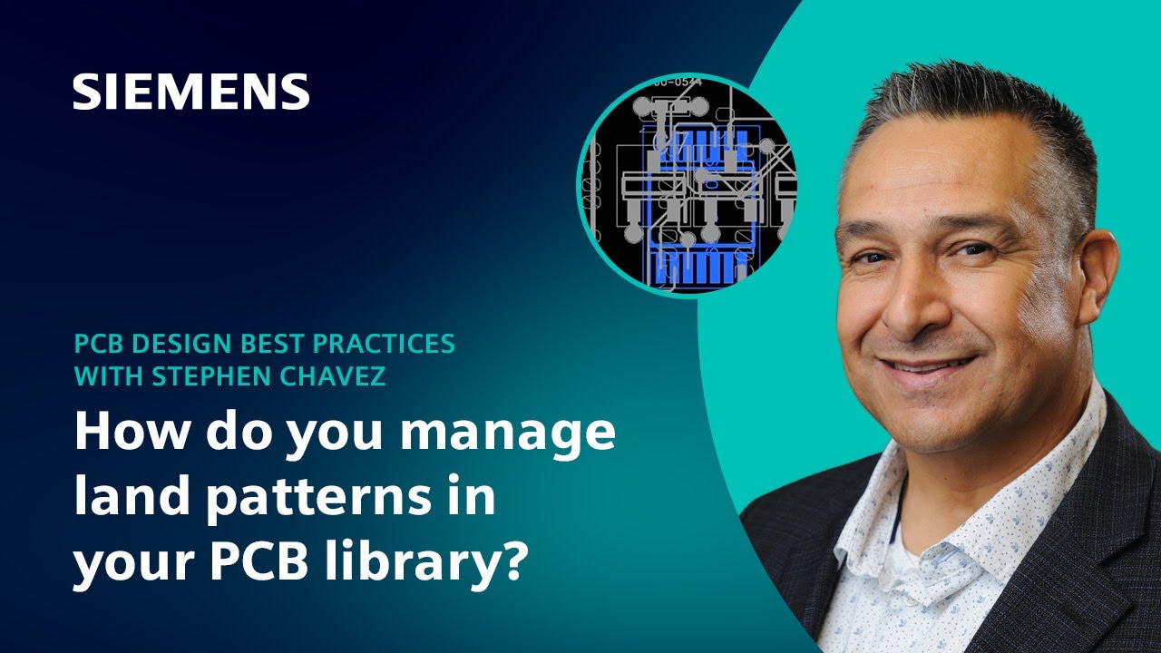 How do you manage land patterns in your PCB library?