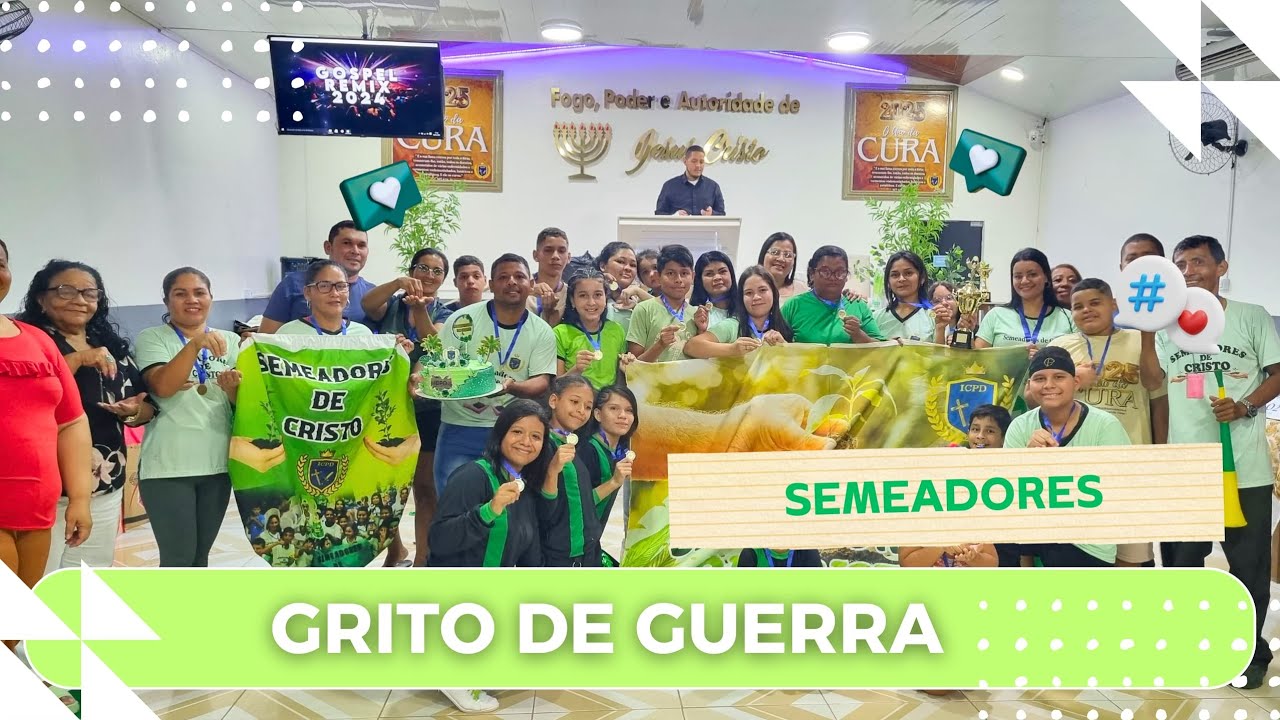 15°Gincana Geral- grupo Semeadores de Cristo.#gritos