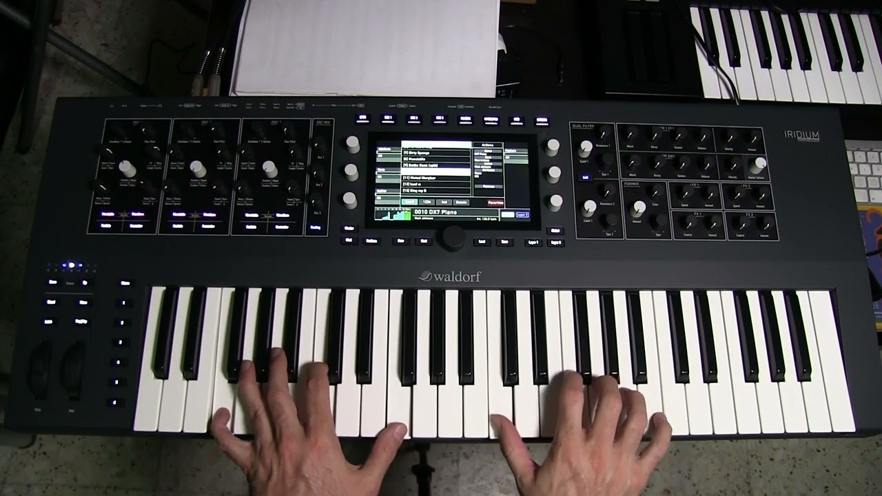 Waldorf Iridium some factory sounds