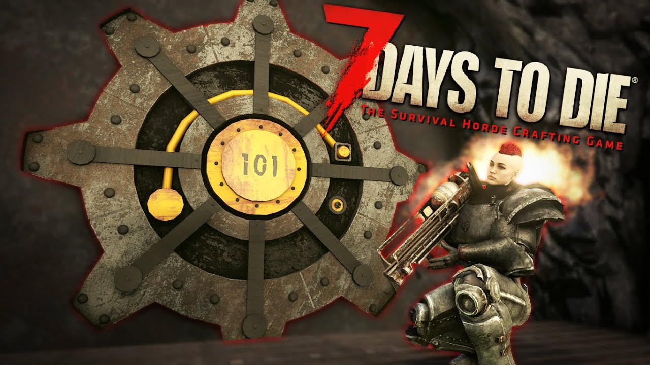 【7DTDMOD】核爆弾の眠る最終施設”ボルト101”を攻略して世界を終わらせろ！「7DTD ウェイストランドMOD」実況プレイ #END