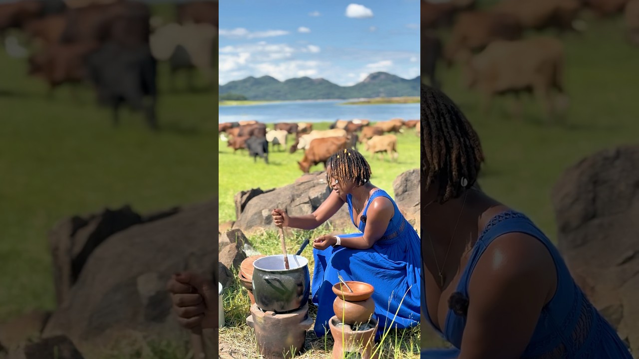 THE TRUE AUTHENTIC ZIMBABWEAN FOOD💥😍 #cooking #africa #food #recipe #wildlife #foraging #zimbabwe