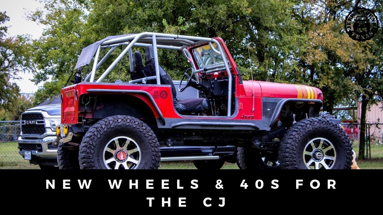 New wheels and 40’s for the CJ!!