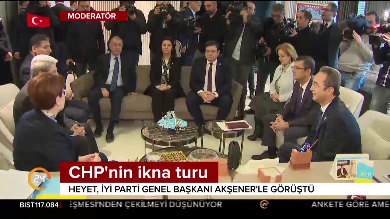 CHP heyeti, İYİ Parti Genel Başkanı Meral Akşener ile g&ouml;r&uuml;şt&uuml;