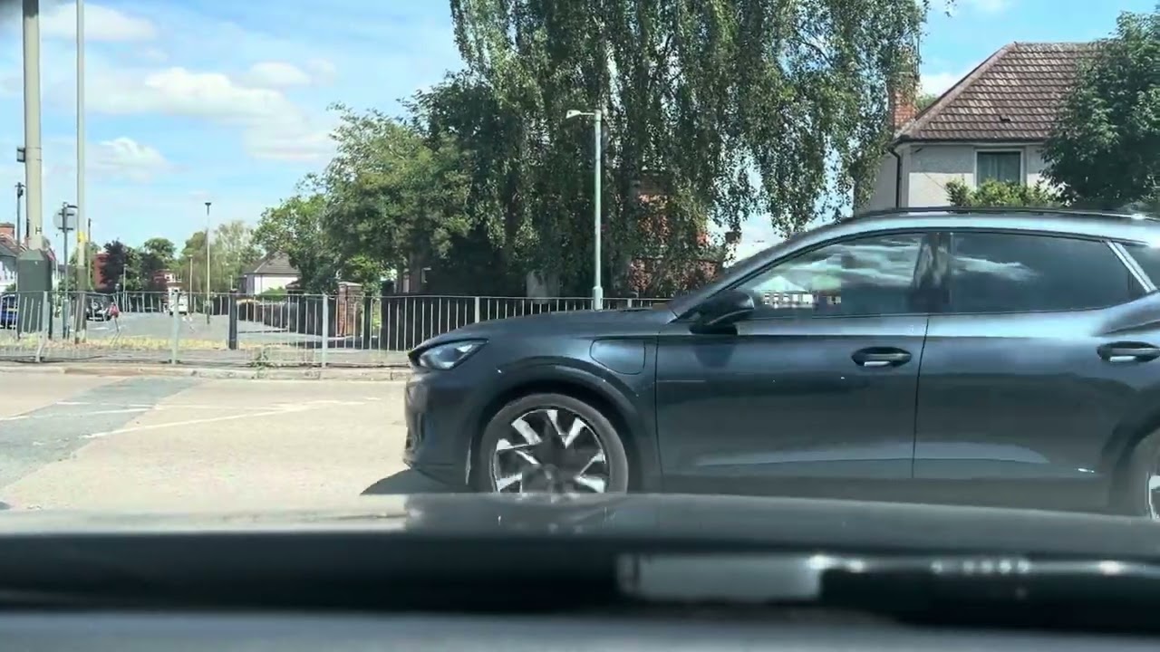 Driving in Wigston,Leicester route 1 video 1 