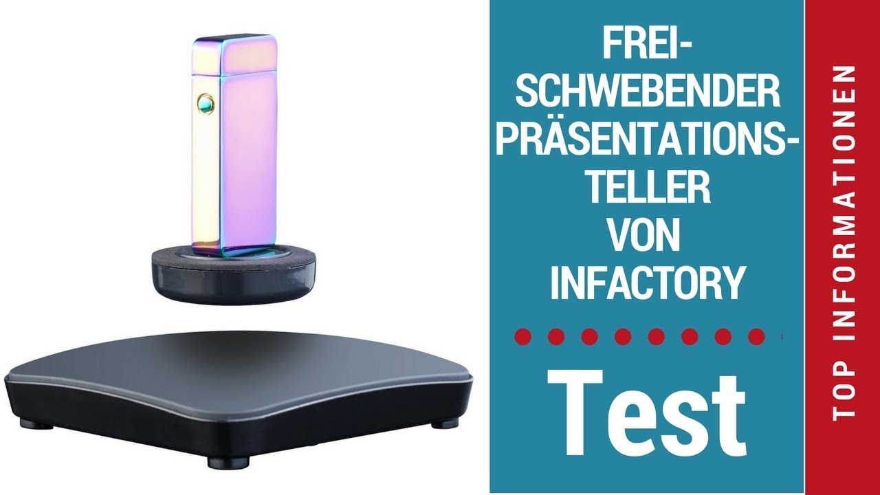 ᐅ Unboxing- und Test-Video freischwebenden Präsentationstellers von PEARL auf Deutsch ☑