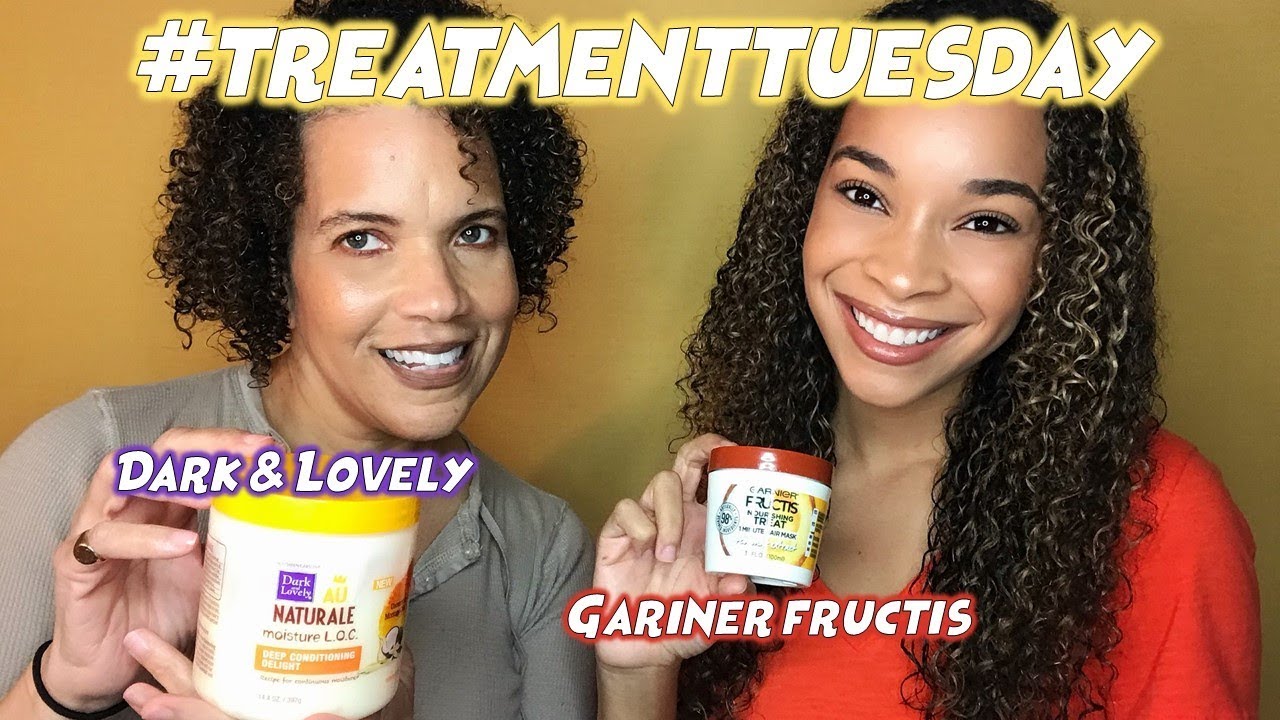 #TreatmentTuesday | Dark & Lovely Deep Conditioning Delight  & Garnier Fructis 1-Minute Mask
