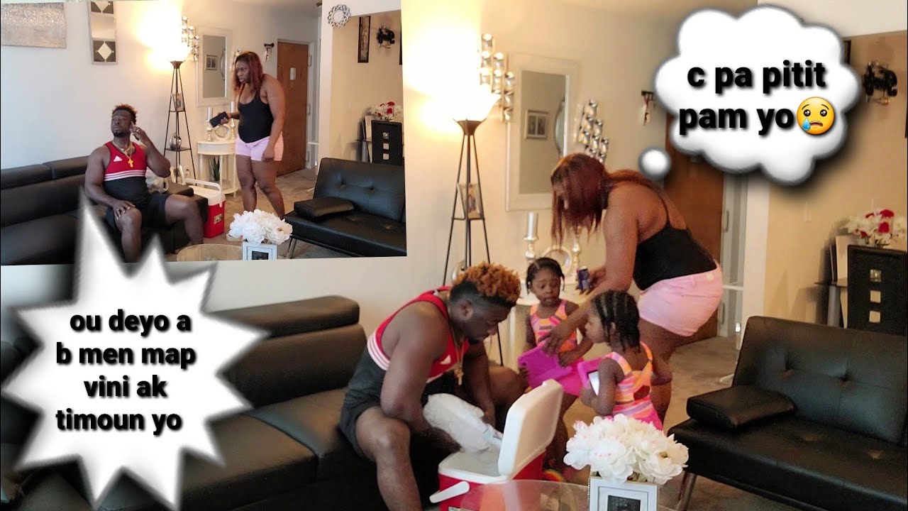 mw mennen timoun 👯‍♂️yo nan lanmè🏊‍♀️ak yon lot fi👱‍♀️#prank||madanm manke fòl sou kont mw||
