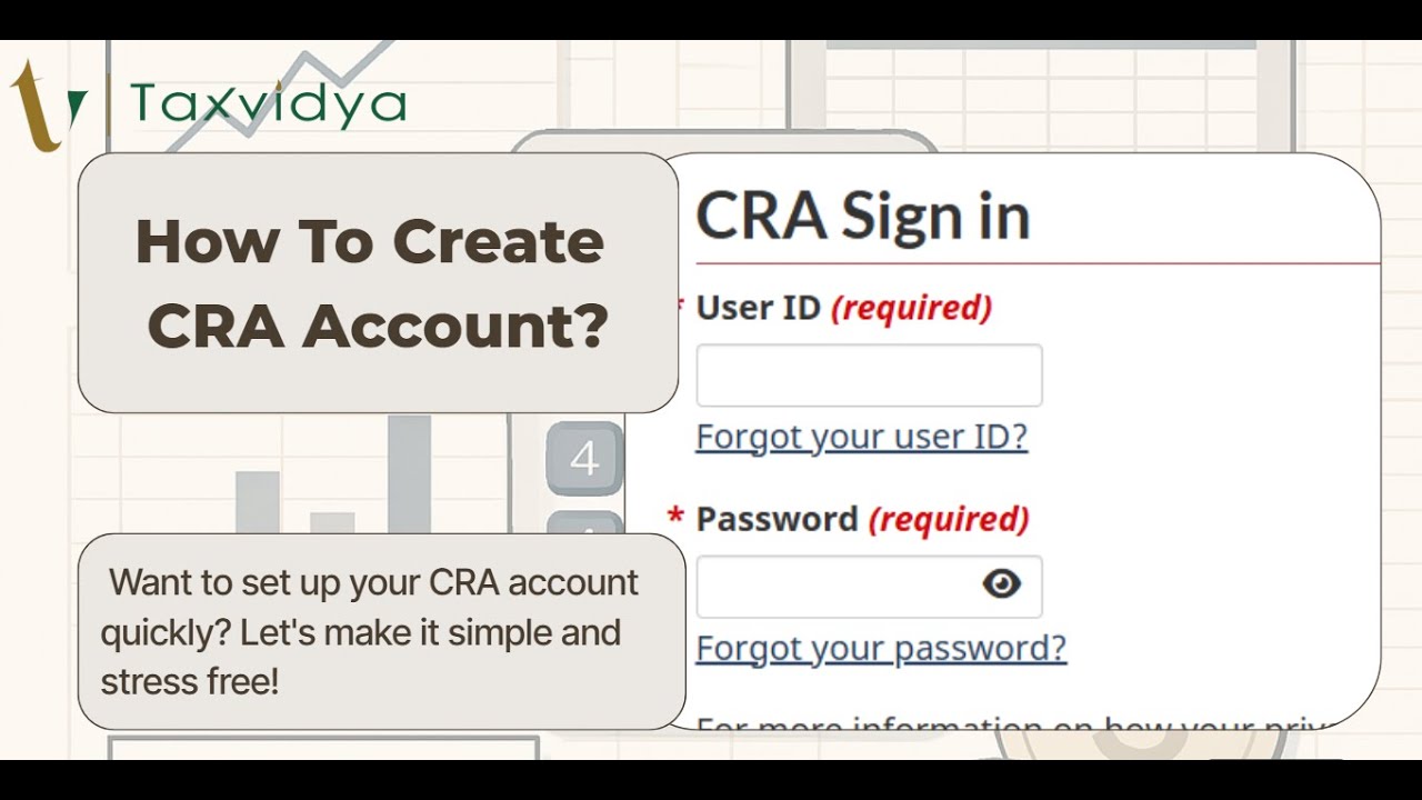 How to create CRA Account | Step-by-Step Guidance