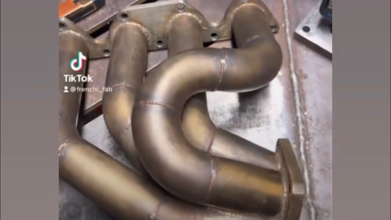 Repair cracked turbo manifold