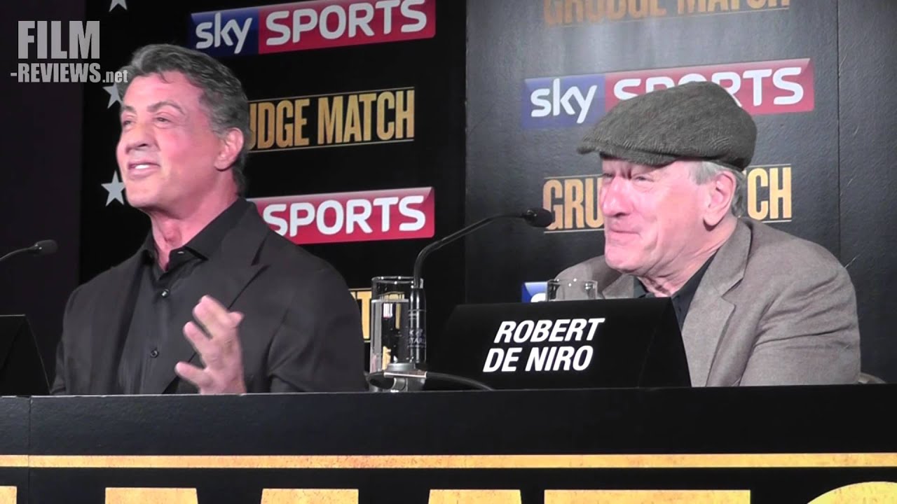 Grudge Match - Sylvester Stallone & Robert De Niro at UK Press Conference!