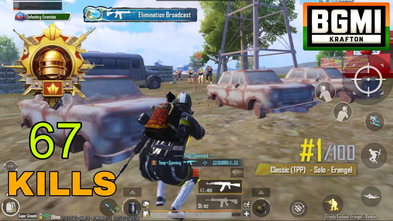 67 KILLS BGMI solo vs squad #teepgaming #bgmi #pubgmobile #pubg   @TeepGaming