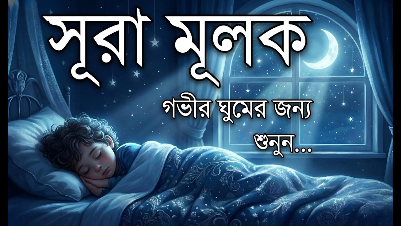 শান্তির ঘুমের জন্য Surah Mulk | সুরেলা কুরআন তিলাওয়াত | Shamsul Haque Recitation