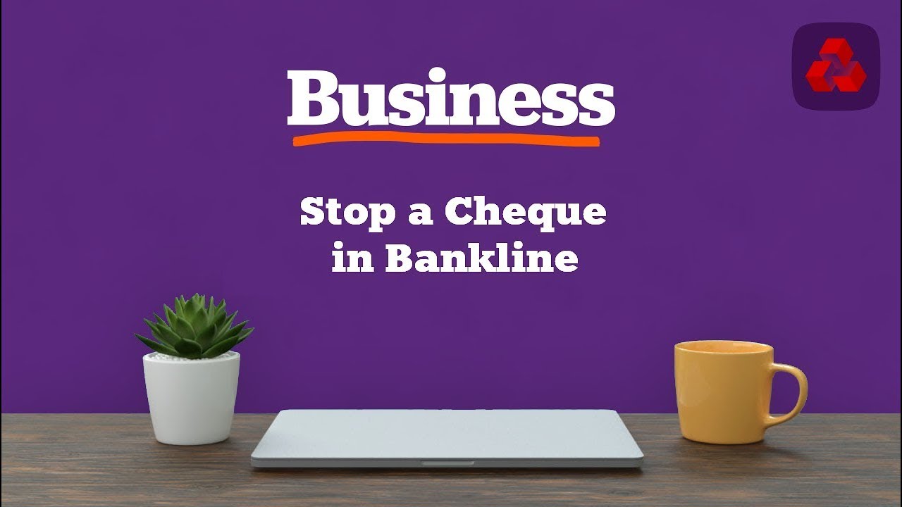 Как остановить чек в системе Bankline