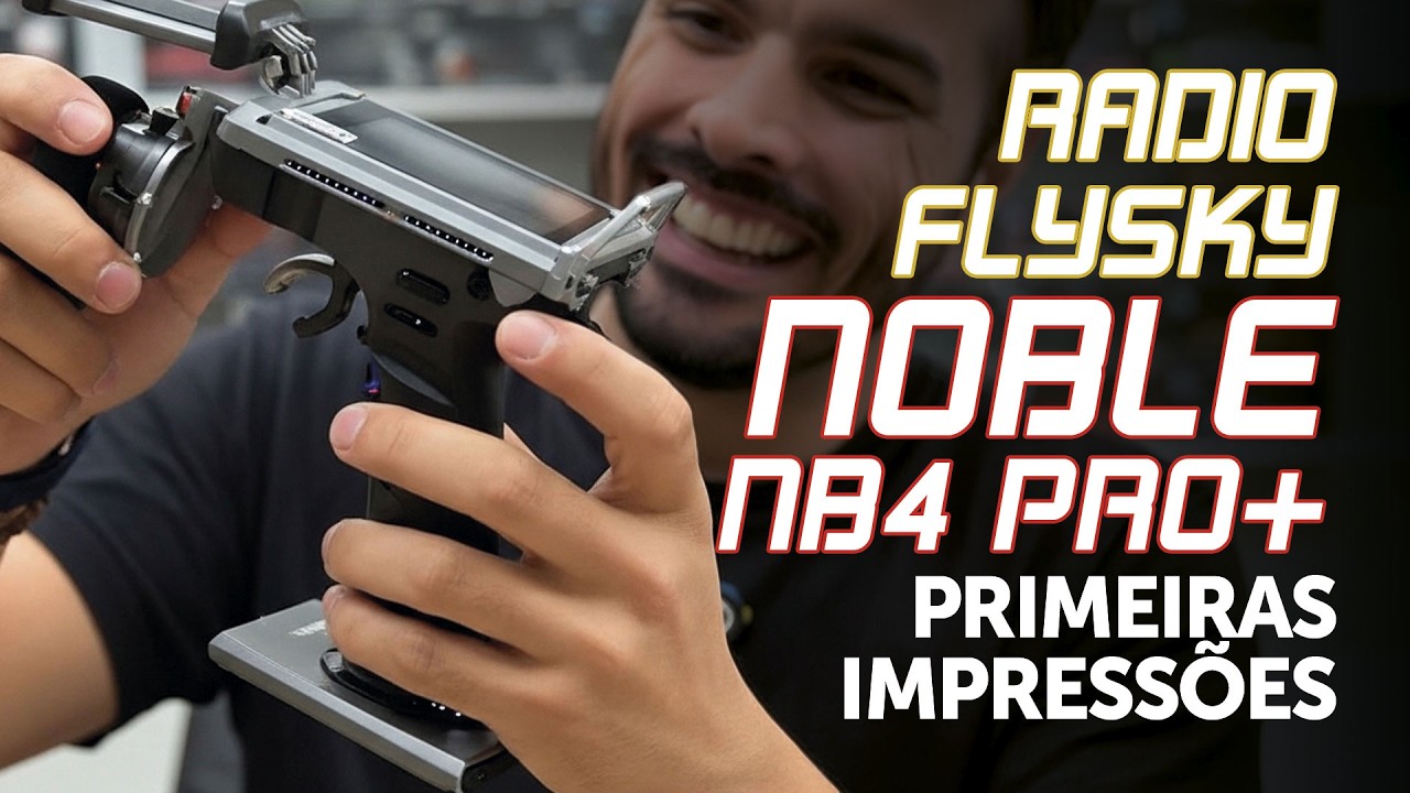 FlySky Noble NB4 Pro+ um rádio diferenciado. “Umboxing”
