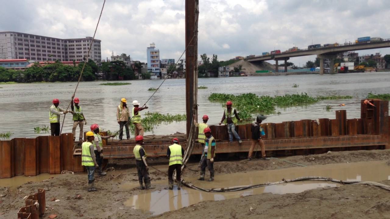 Procedure of sheet Pile Drive