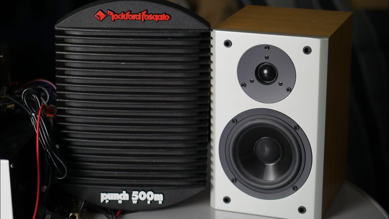 Rockford Fosgate Punch 500m Power amp dyno run  oldschool mono amplifier - soundtest