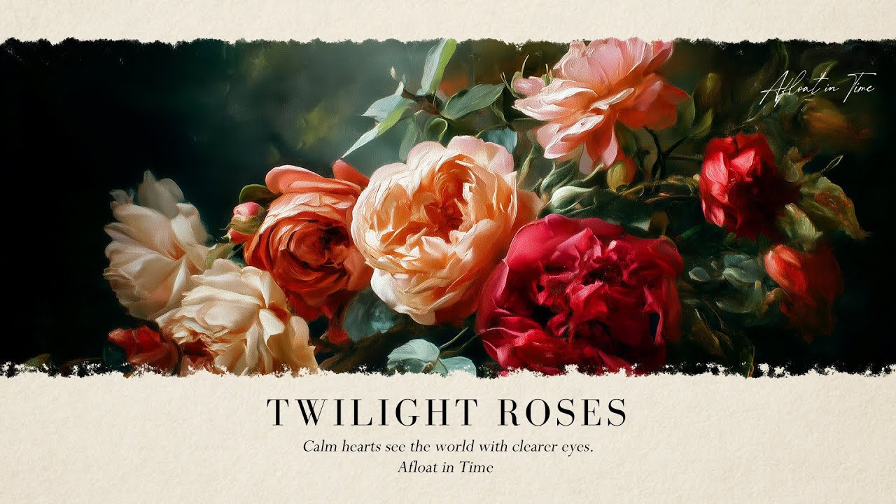 🌹🌙 Twilight Roses | Peaceful Piano Music for Relaxation, Focus, Reading, Study & Inner Calm
