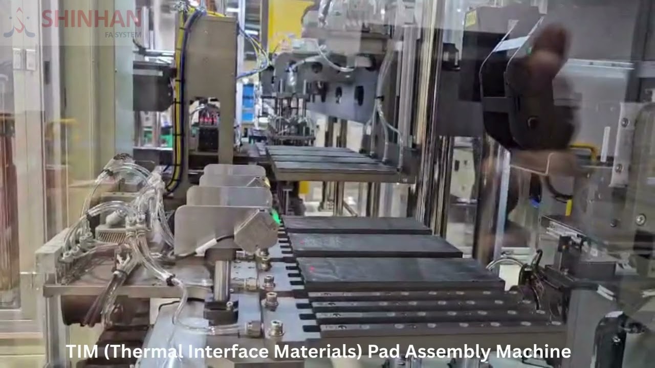 TIM (Thermal Interface Materials) Pad Assembly Machine_Full Line_Laminating_Prining_Packing