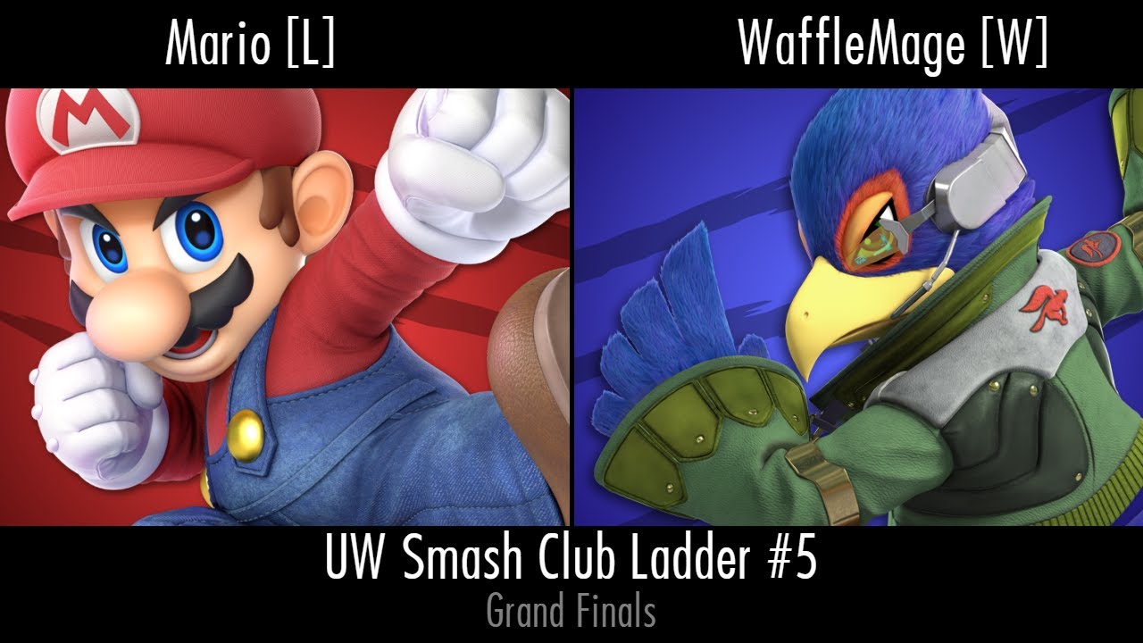 Mario (Mario) [L] vs. WaffleMage (Falco) [W] - UW Smash Club Ladder 5 Grand Finals